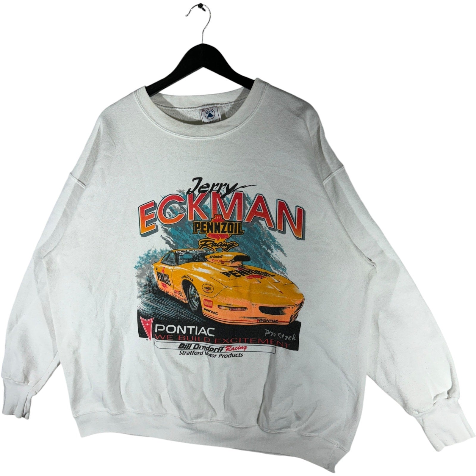 Vintage Jerry Eckman Pontiac Racing Crewneck