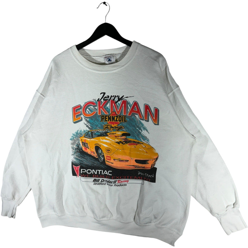 Vintage Jerry Eckman Pontiac Racing Crewneck