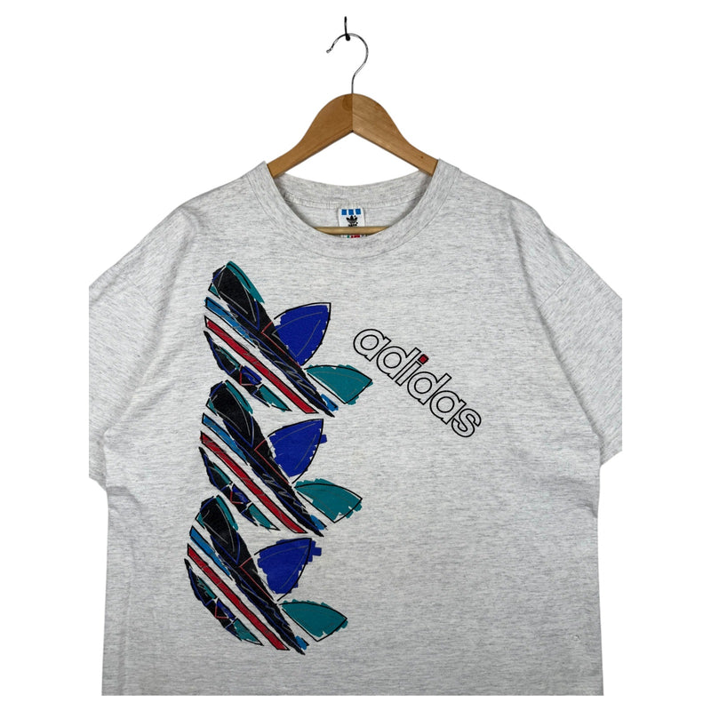 Vintage Adidas Trefoil Stacked T-Shirt