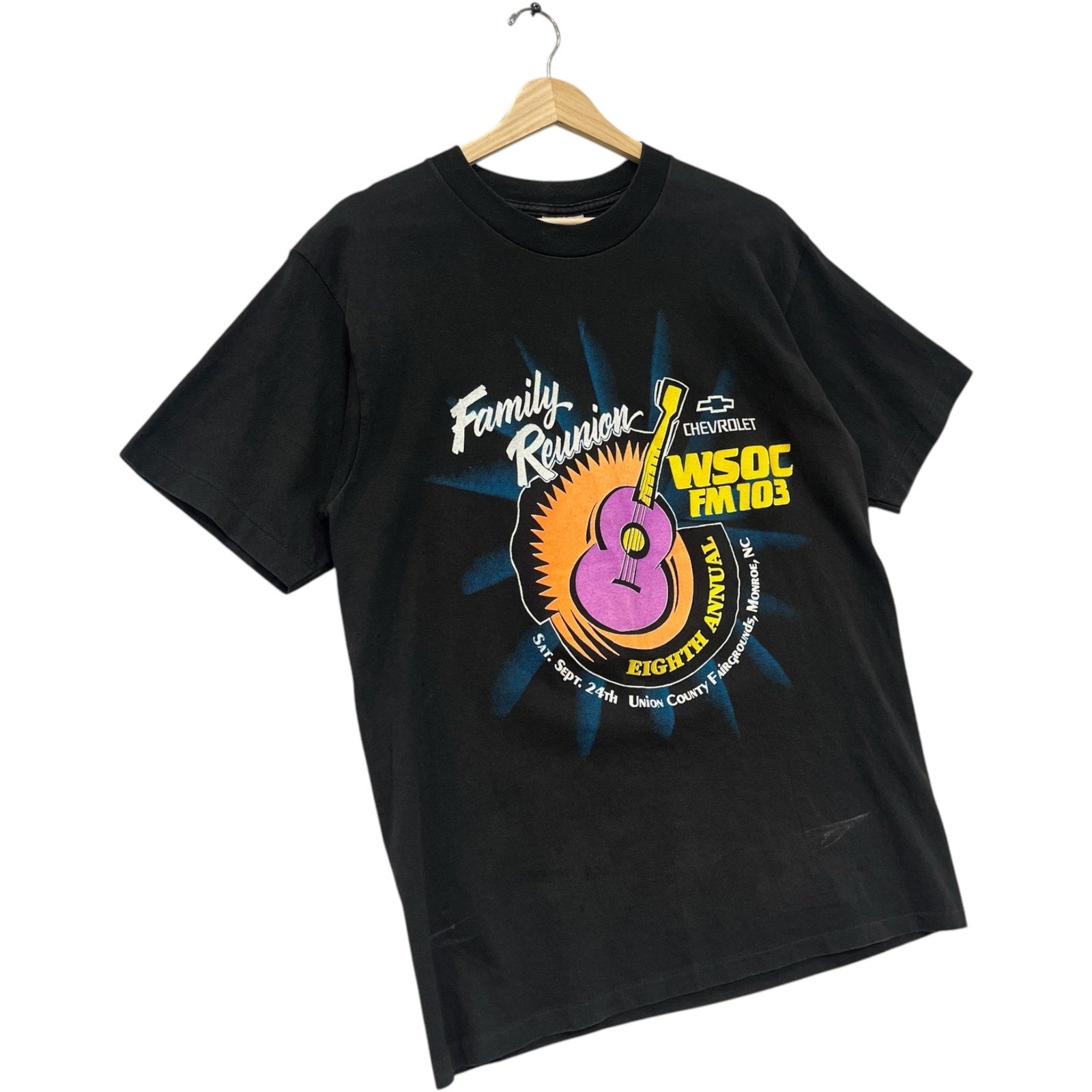 Vintage 8th Annual WSOC FM103 Family Reunion Festival Tee