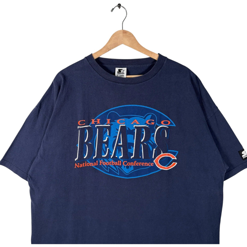 Vintage Starter Chicago Bears Spellout NFL Tee 90s