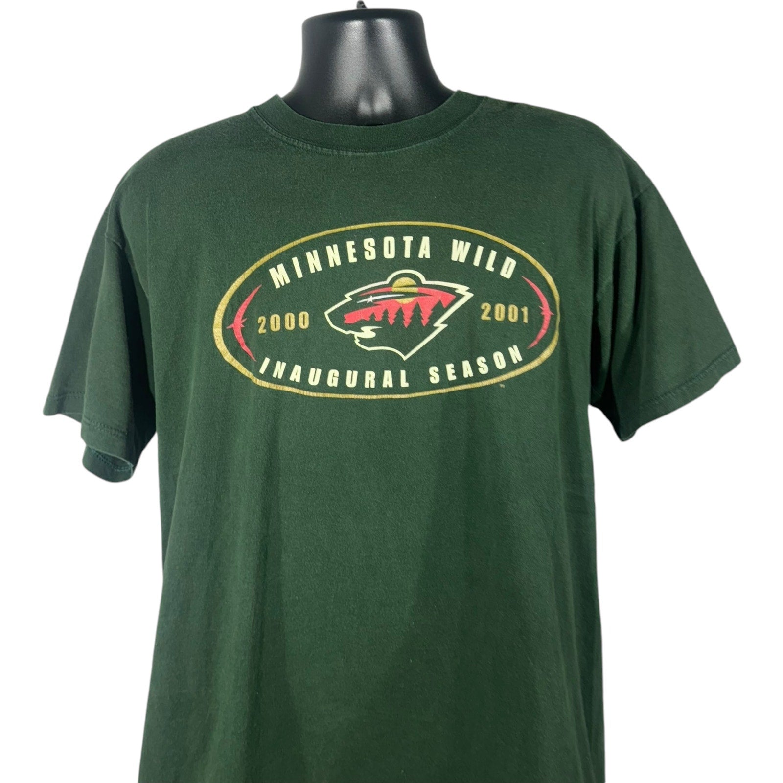 Vintage Minnesota Wild Inaugural Season NHL Tee '00-'01