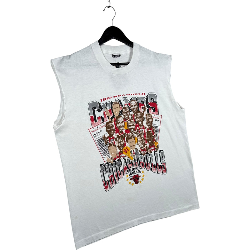 Vintage Chicago Bulls NBA Champions Muscle Tee 1991