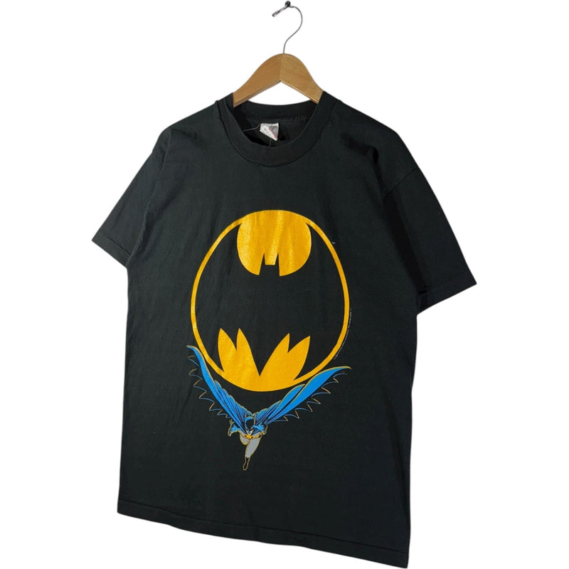 Vintage Batman Logo Superhero Graphic T-Shirt