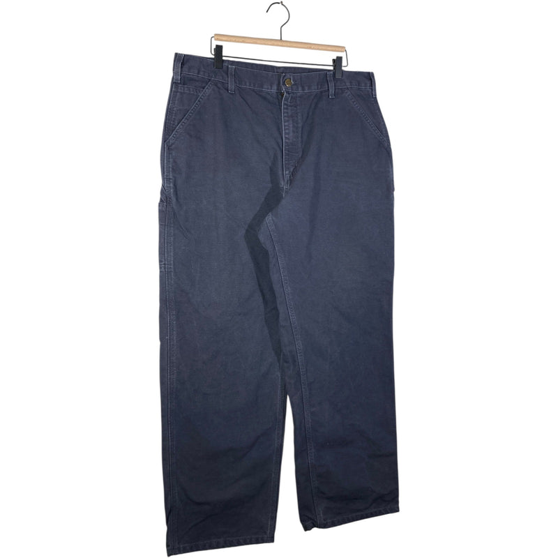 Vintage Carhartt Loose Straight Washed Duck Dungaree Work Pants 38x30