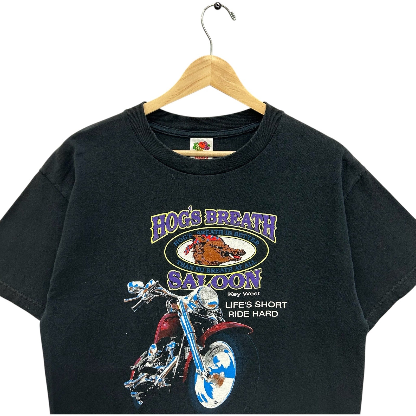 Vintage Hog's Breath Saloon Key West Biker Tee