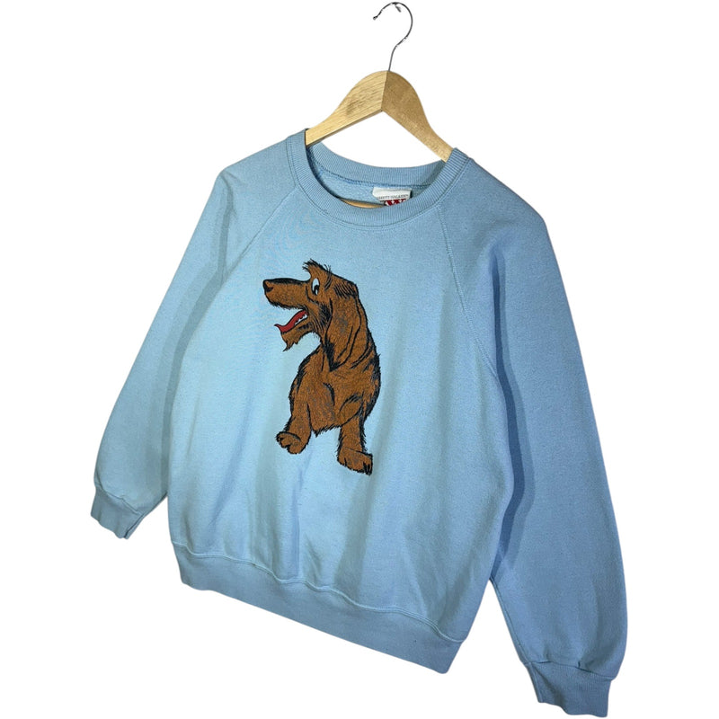 Vintage Cartoon Dog Graphic Crewneck