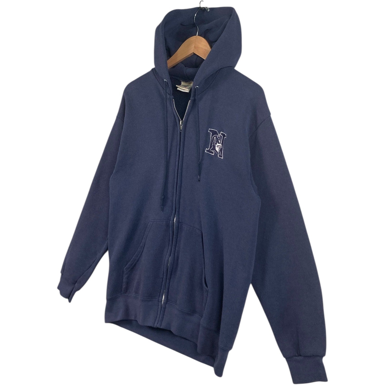 Vintage Northeastern University Huskies Full Zip Hoodie