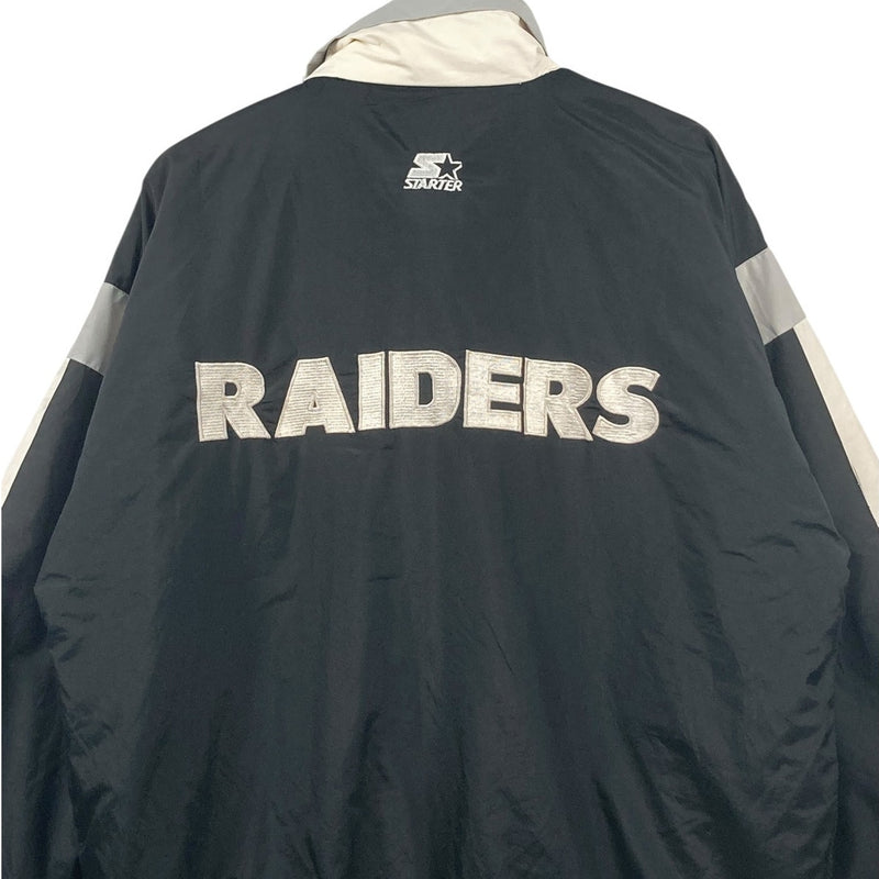 Vintage Starter Raiders NFL Full Zip Jacket