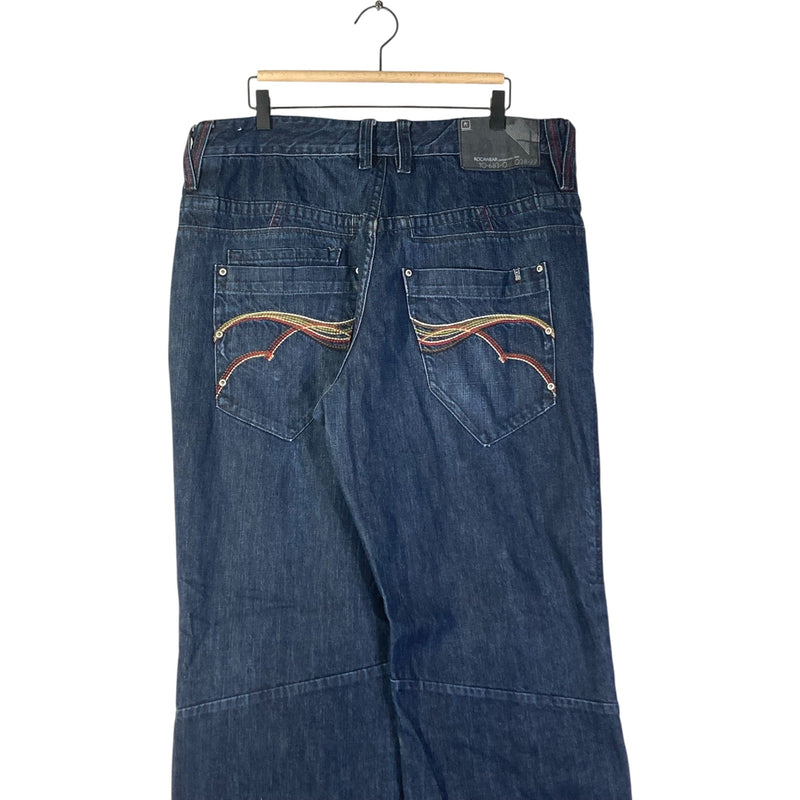 Vintage Rocawear Straight Leg Denim Jeans 38x30