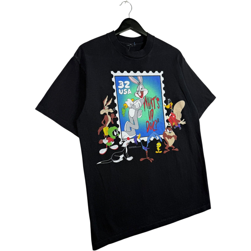 Vintage Looney Tunes Bugs Bunny Stamp Quote T-Shirt