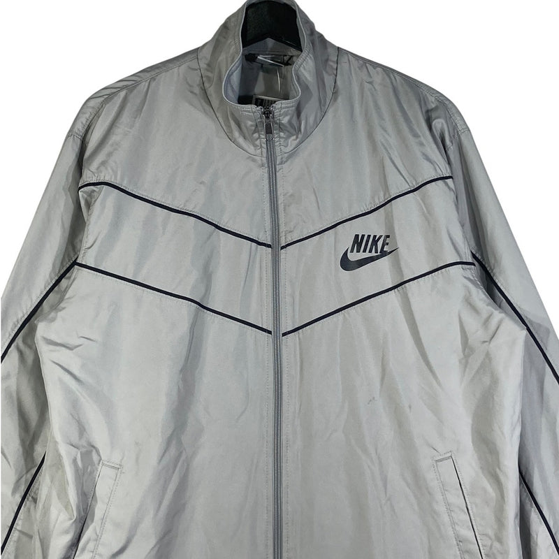Vintage Nike Swoosh Chest Logo Full Zip Track Jacket