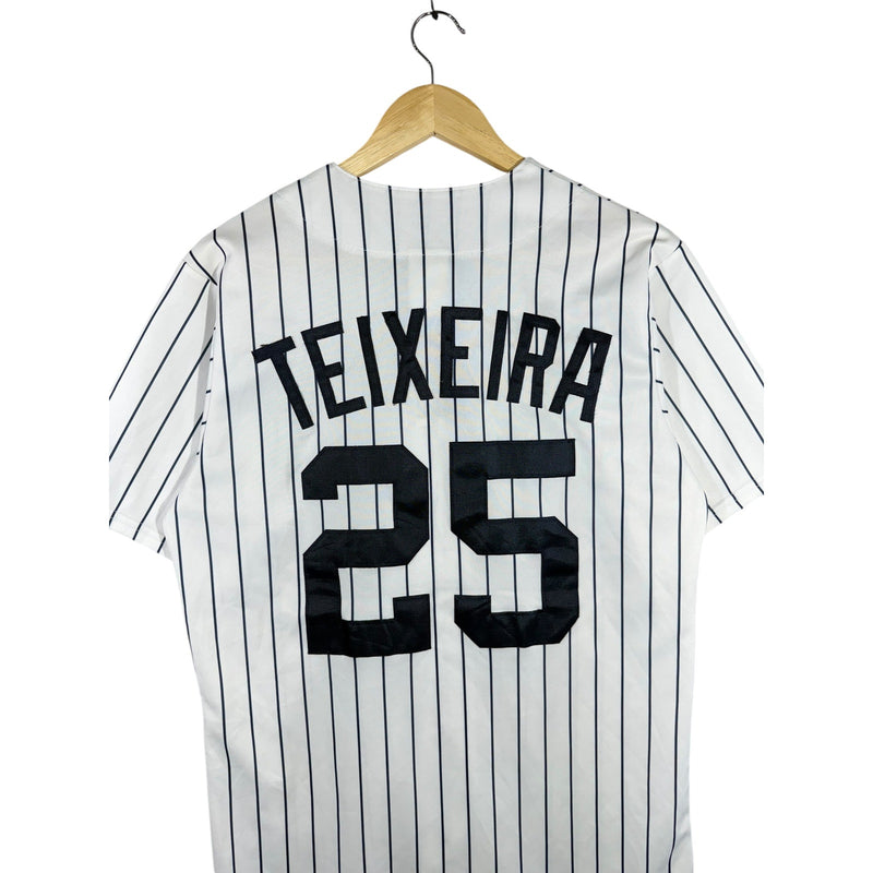 Vintage MLB New York Yankees Teixeira 25 Baseball Jersey