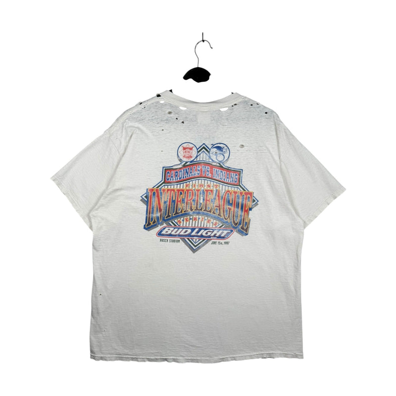 Vintage St. Louis Cardinals vs Cleveland Indians MLB T-Shirt