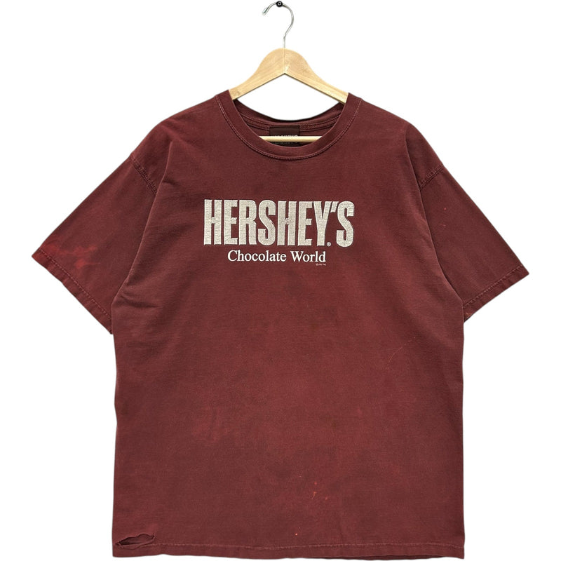 Vintage Hershey's Chocolate World Spellout Tee 2005