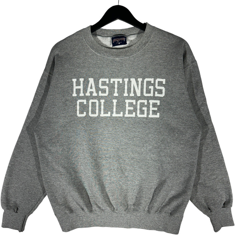 Vintage Hastings College Spellout Crewneck