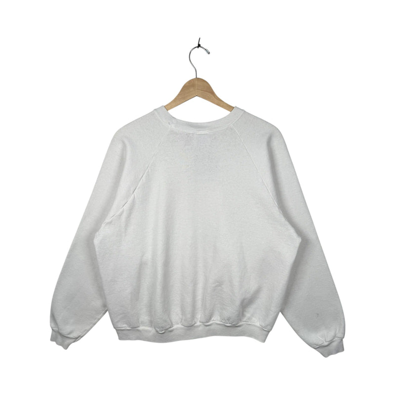 Vintage Winter Cardinals Mailbox Scenic Crewneck