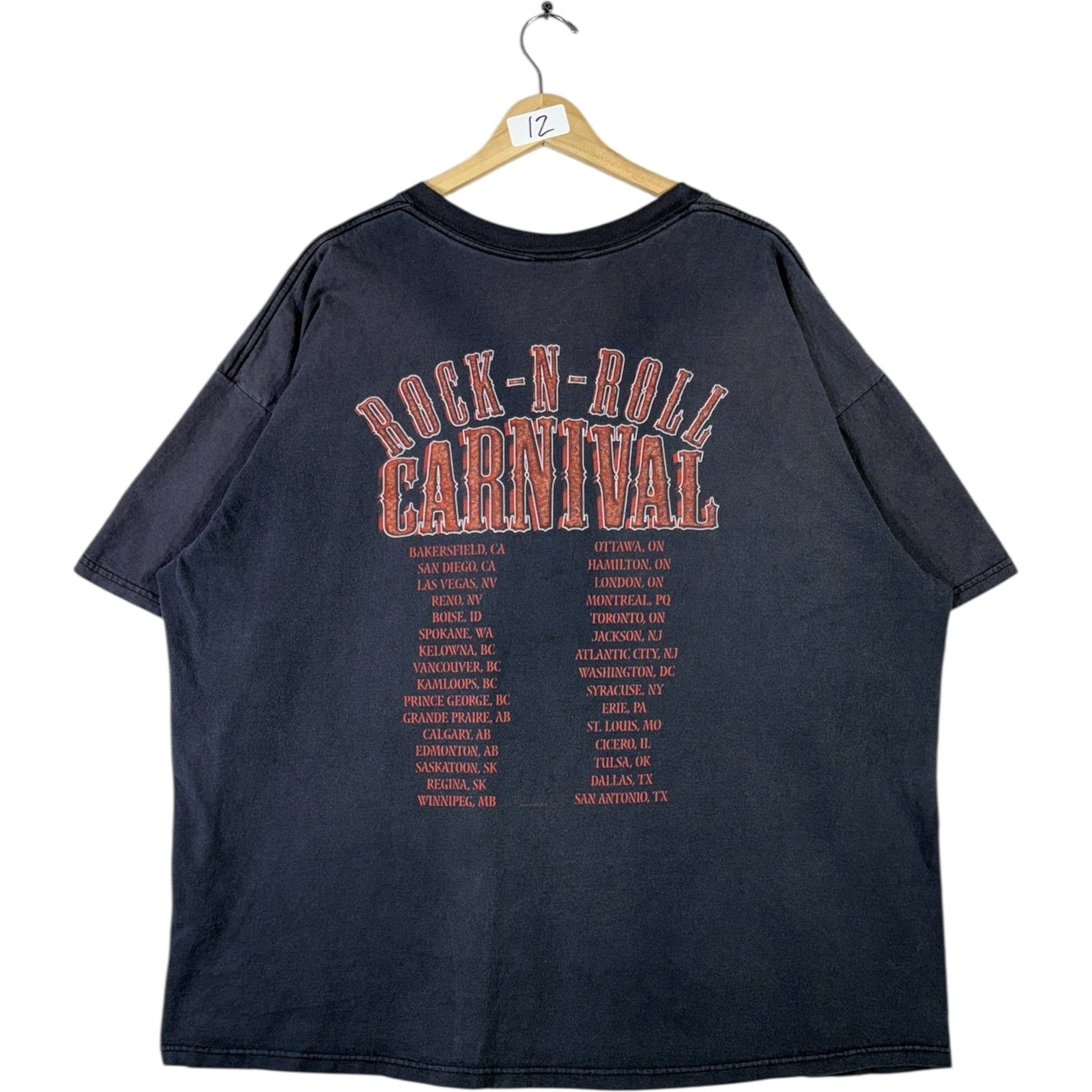 Vintage Alice Cooper Rock-n-Roll Carnival T-Shirt