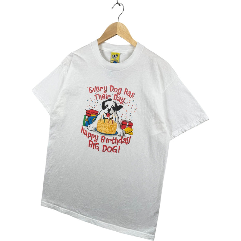 Vintage Big Dogs Happy Birthday Graphic T-Shirt