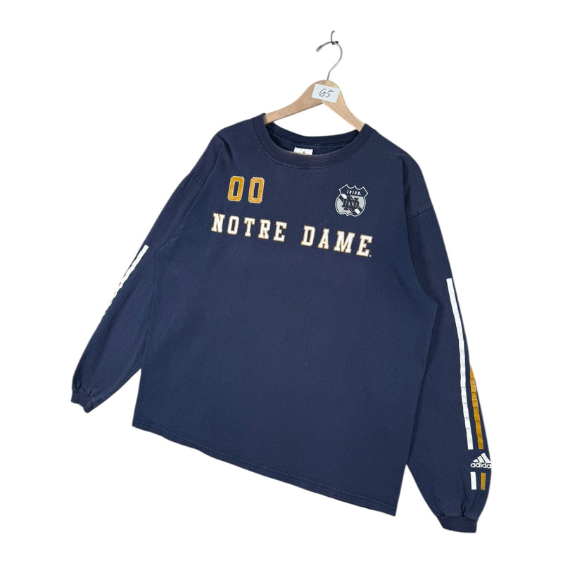 Vintage Adidas Notre Dame Long Sleeve