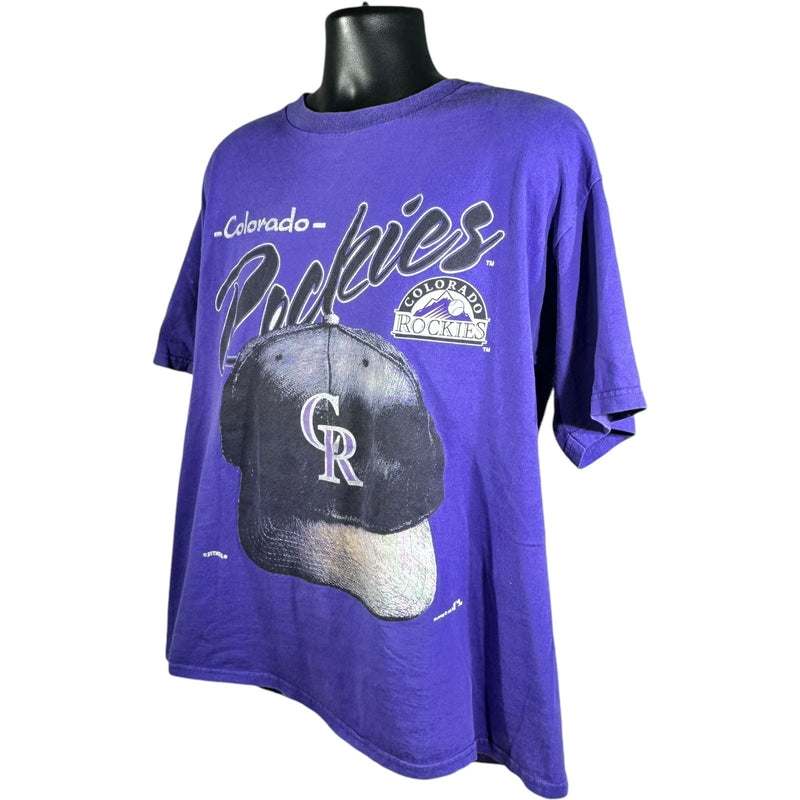 Vintage Colorado Rockies Big Helmet Tee