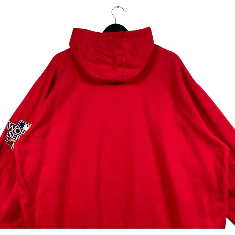 Vintage Majestic Texas Tech World Series Hoodie