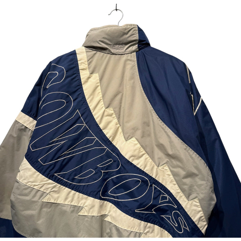 Vintage Lee Dallas Cowboys Color Block NFL Puffer Jacket