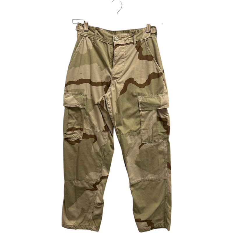 Vintage Military Surplus Camouflage Cargo Pants 26x27