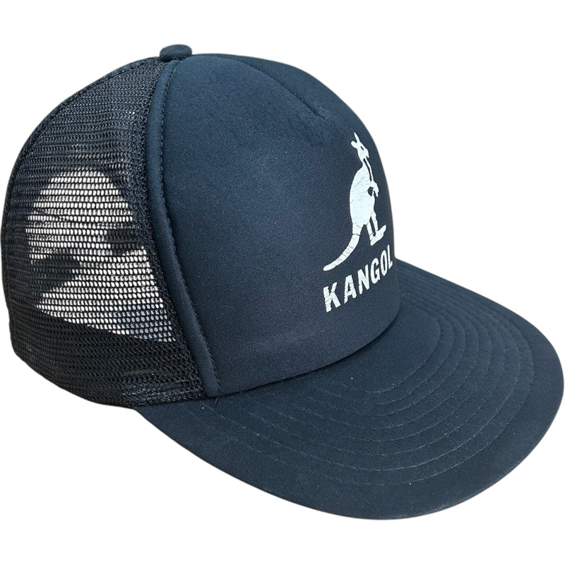 Vintage Kangol Spellout Logo Trucker Snapback 90s Hat