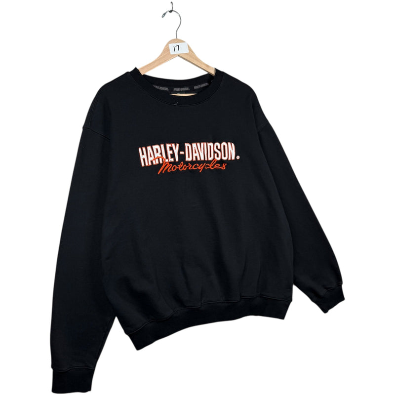 Vintage Harley Davidson Genuine Embroidered Crewneck
