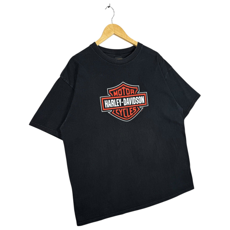 Vintage Harley Davidson Lighthouse Graphic T-Shirt