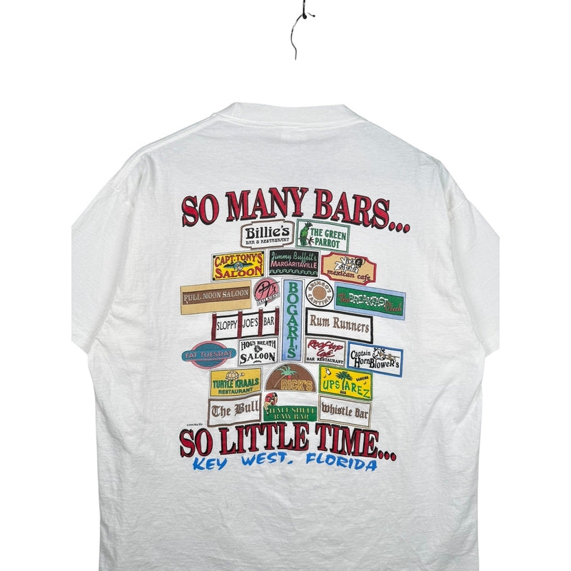 Vintage Key West So Many Bars So Little Time T-Shirt