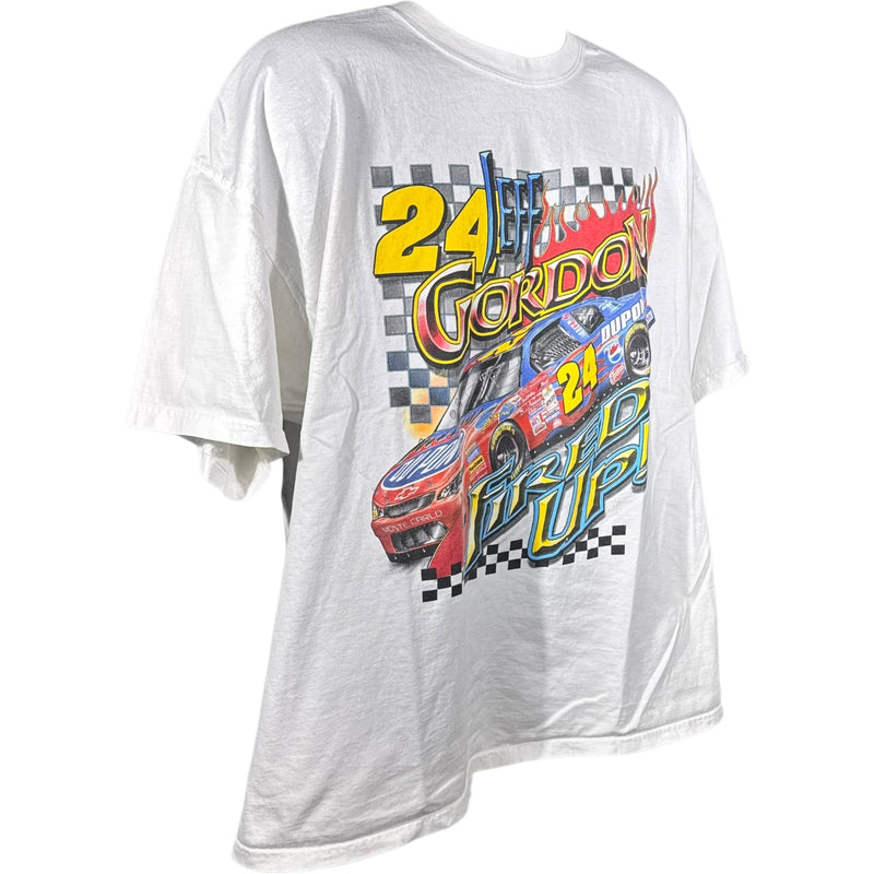 Vintage NASCAR "Feel The Heat" Jeff Gordon #24 Racing Tee