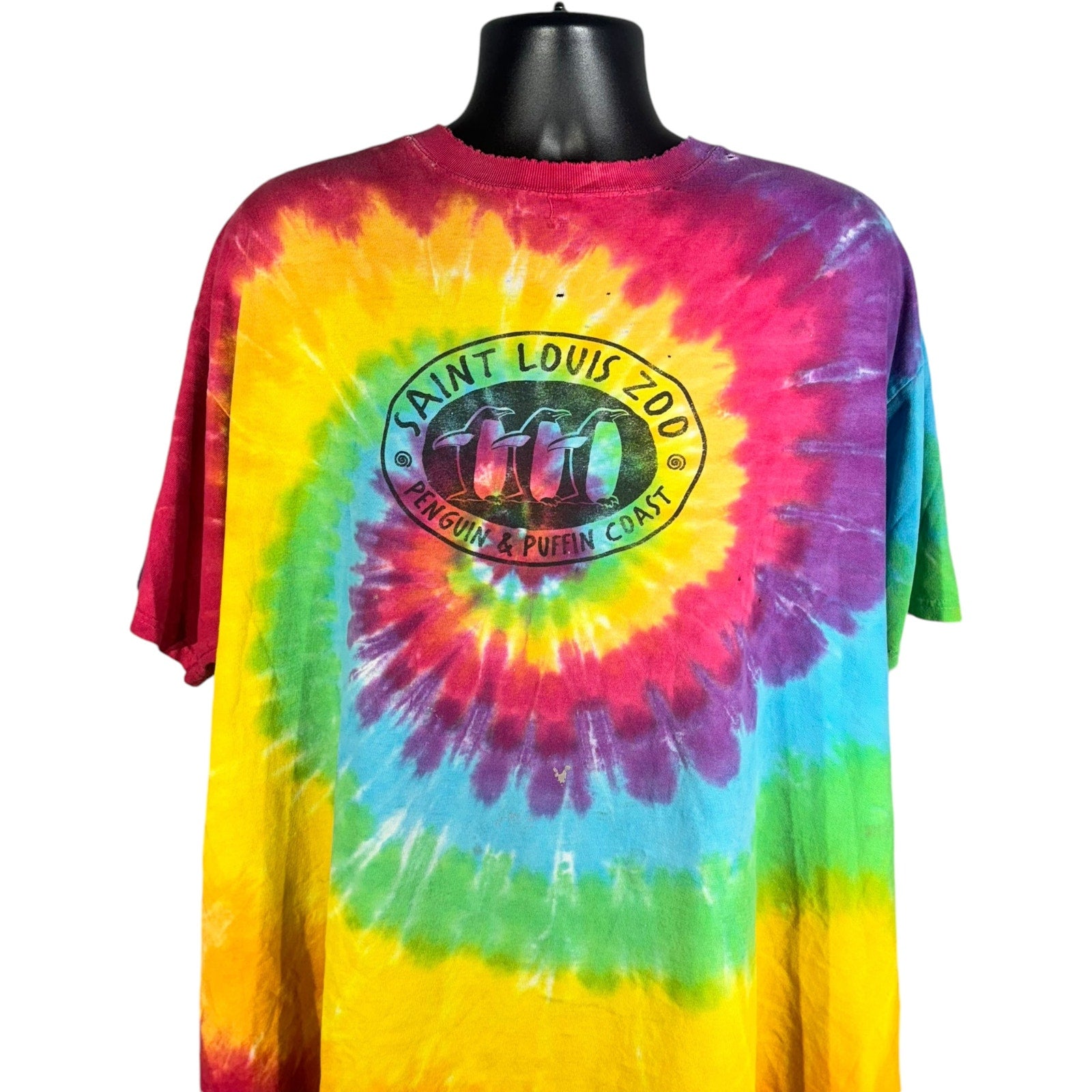 Vintage Saint Louis Zoo Tie Dye Souvenir Tee