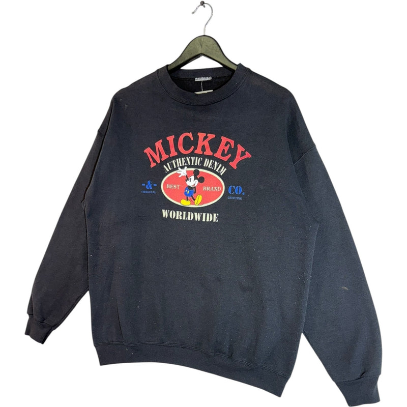 Vintage Mickey Mouse Crewneck Large