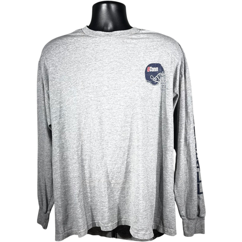 Vintage Lee University of Connecticut Arm Spellout Long Sleeve