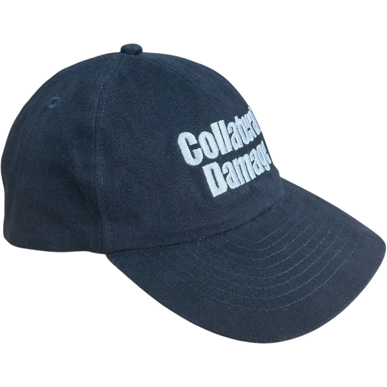 Vintage Collateral Damage Embroidered Novelty Snapback Hat