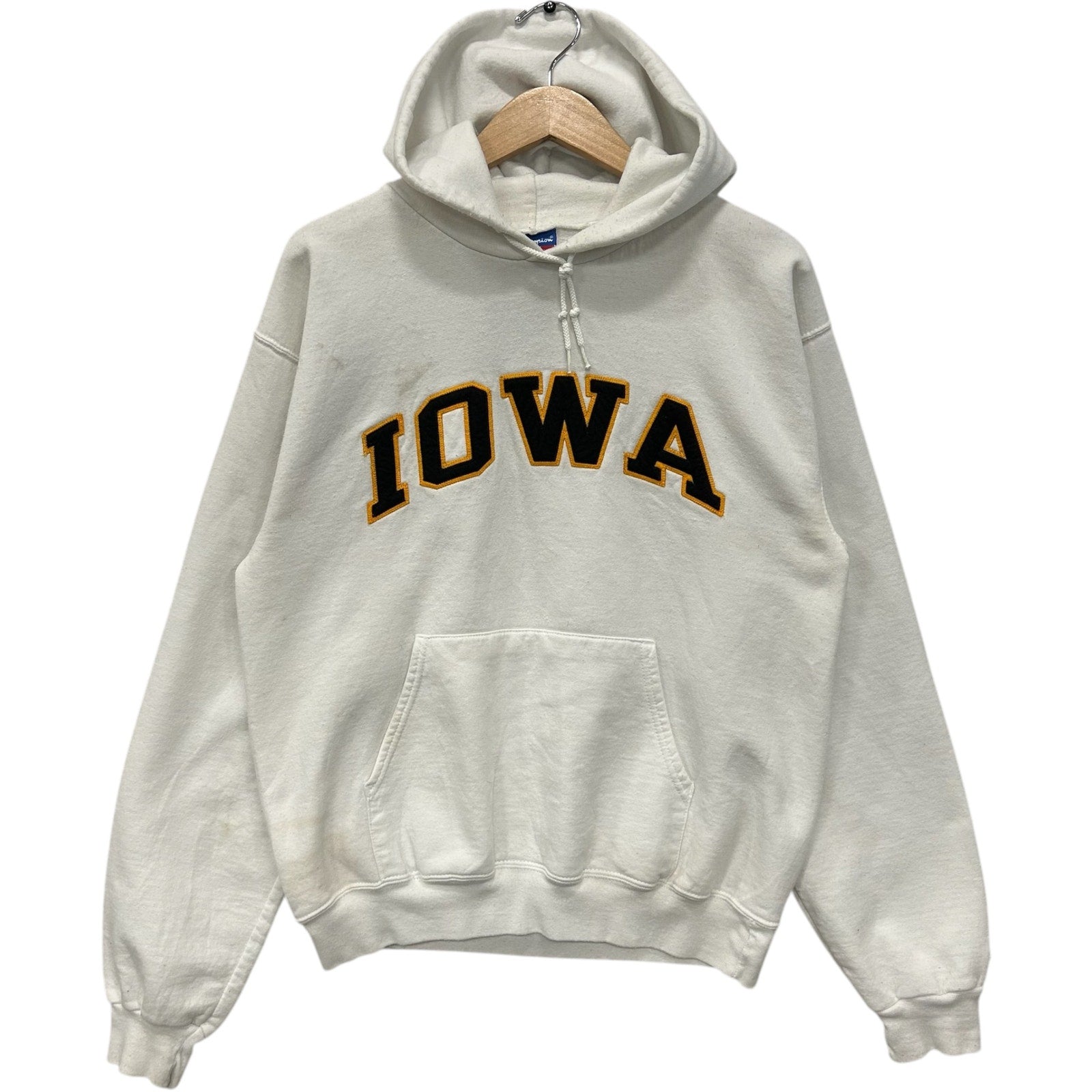 Vintage Champion University Of Iowa Spellout Hoodie