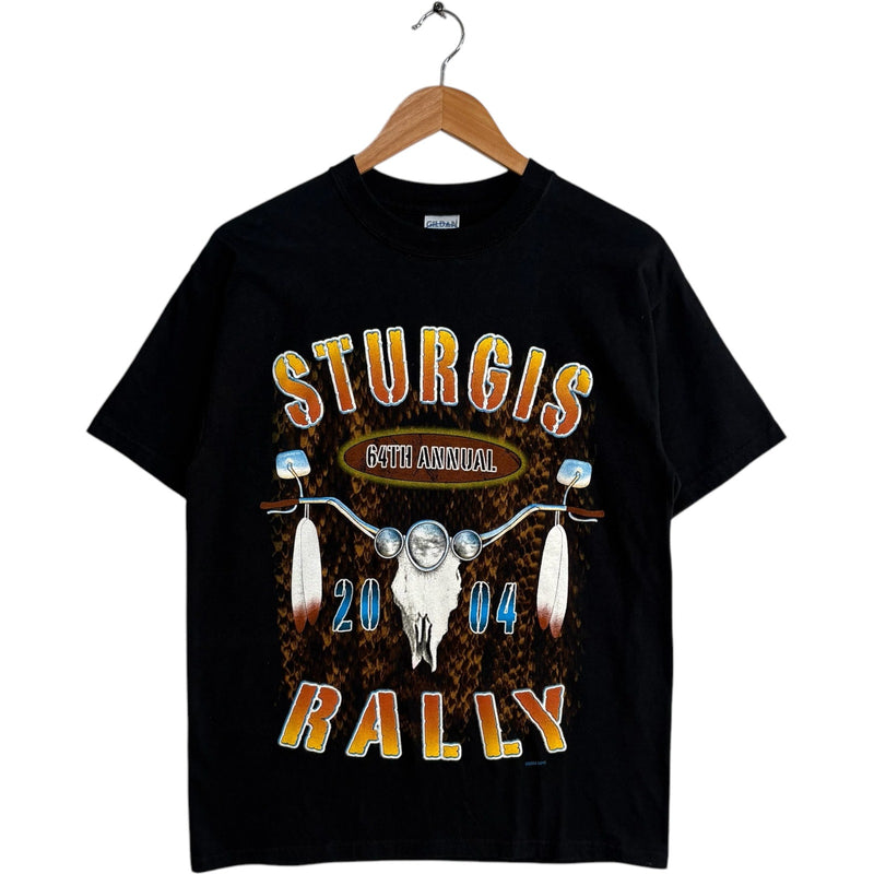 Vintage 64th Annual Sturgis Rally Biker Tee 2004