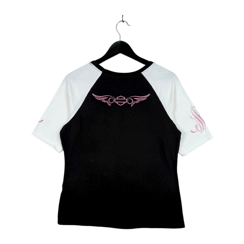 Vintage Harley Davidson Glittered T-Shirt
