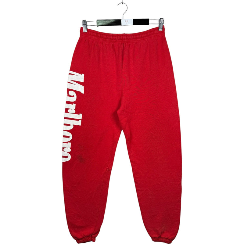 Vintage Marlboro Spellout Logo Sweatpants 30