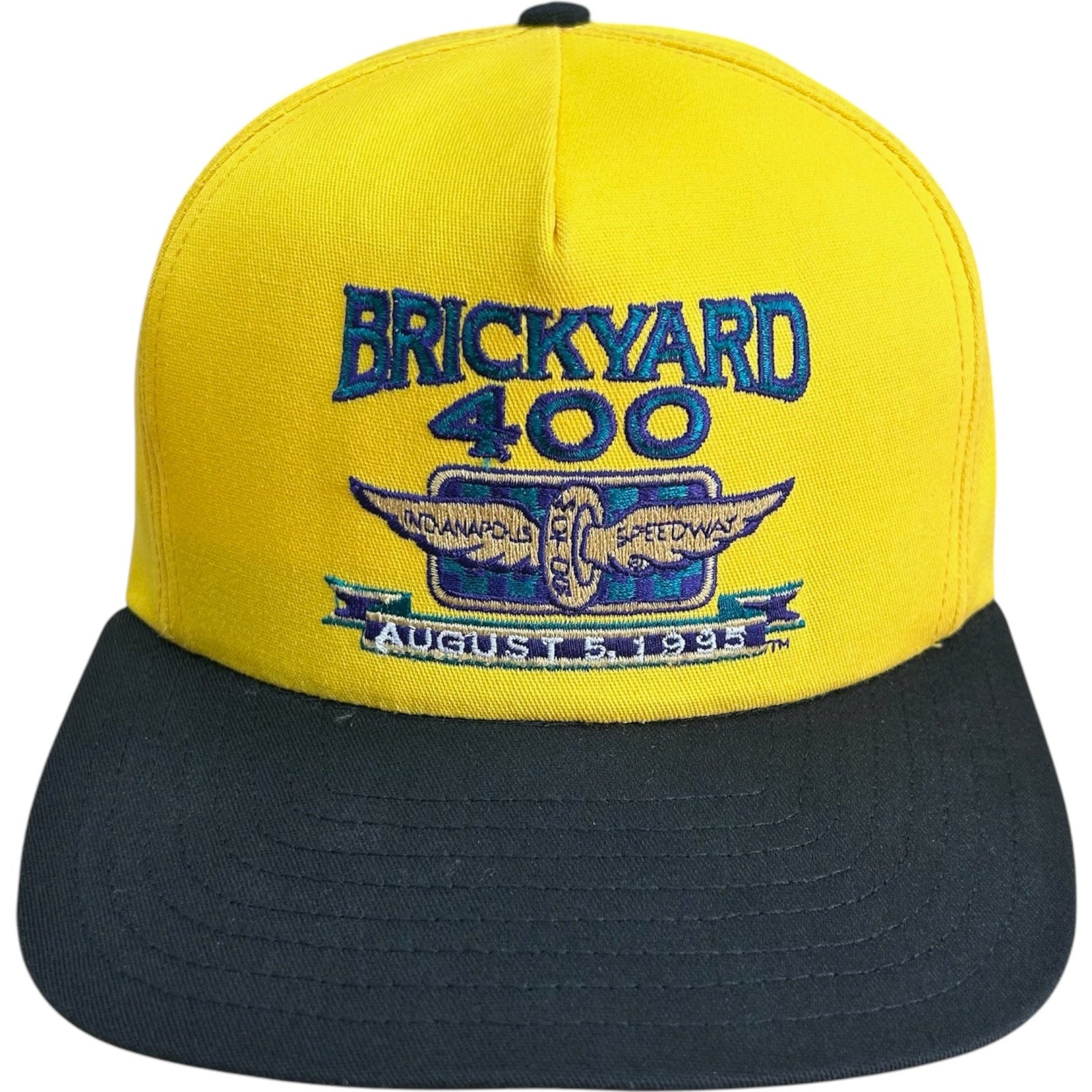 Vintage Brickyard 400 Racing Snapback Hat 1995