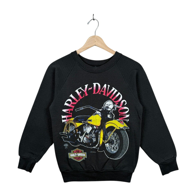 Vintage Harley Davidson Motorcycle Graphic Crewneck