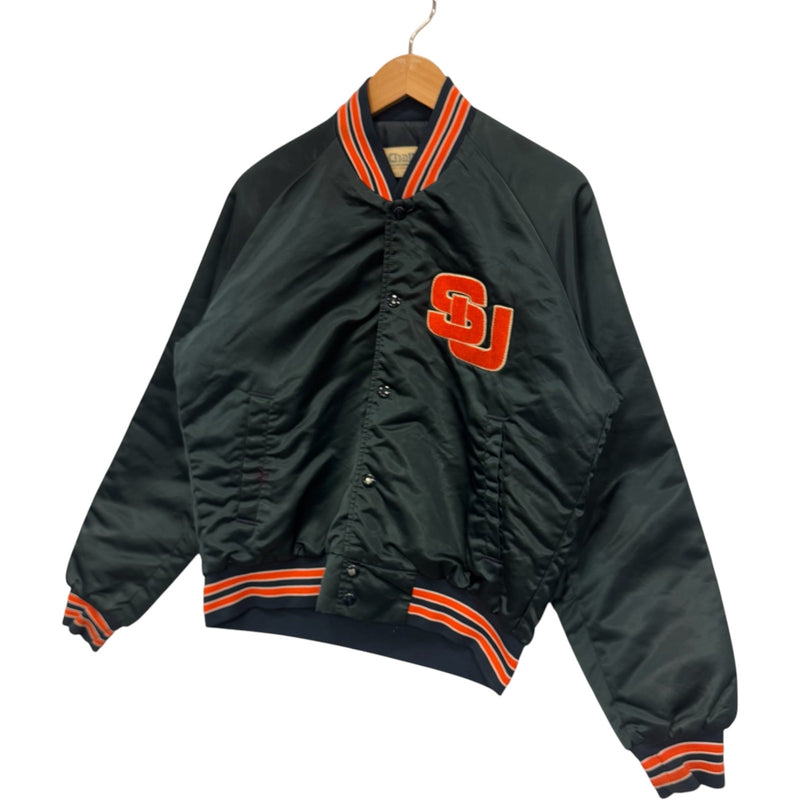 Vintage Chalkline Syracuse University Satin Bomber Jacket 90s