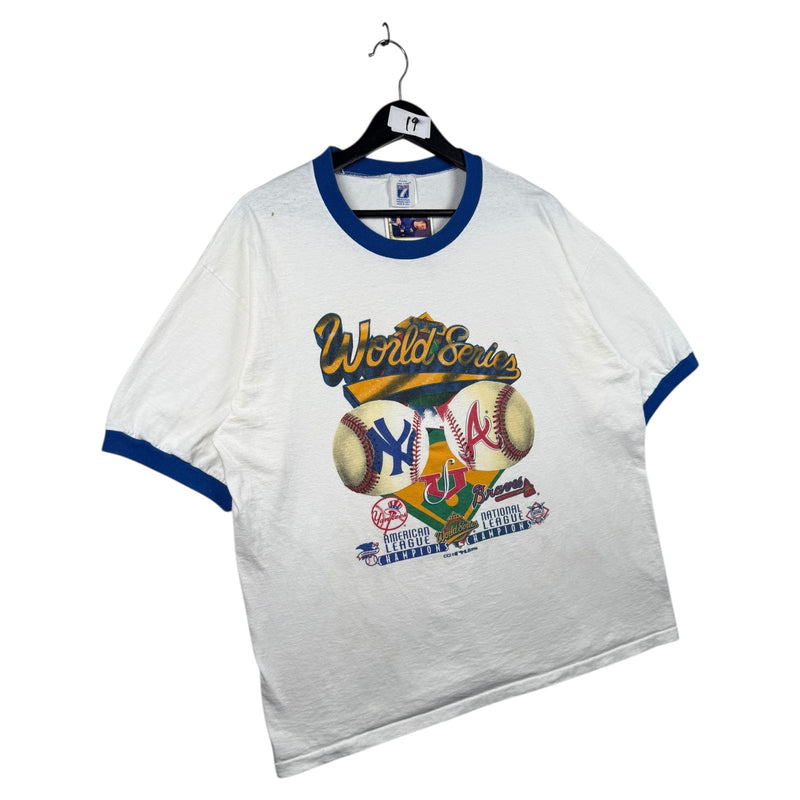 Vintage Yankees vs Braves MLB Graphic T-Shirt