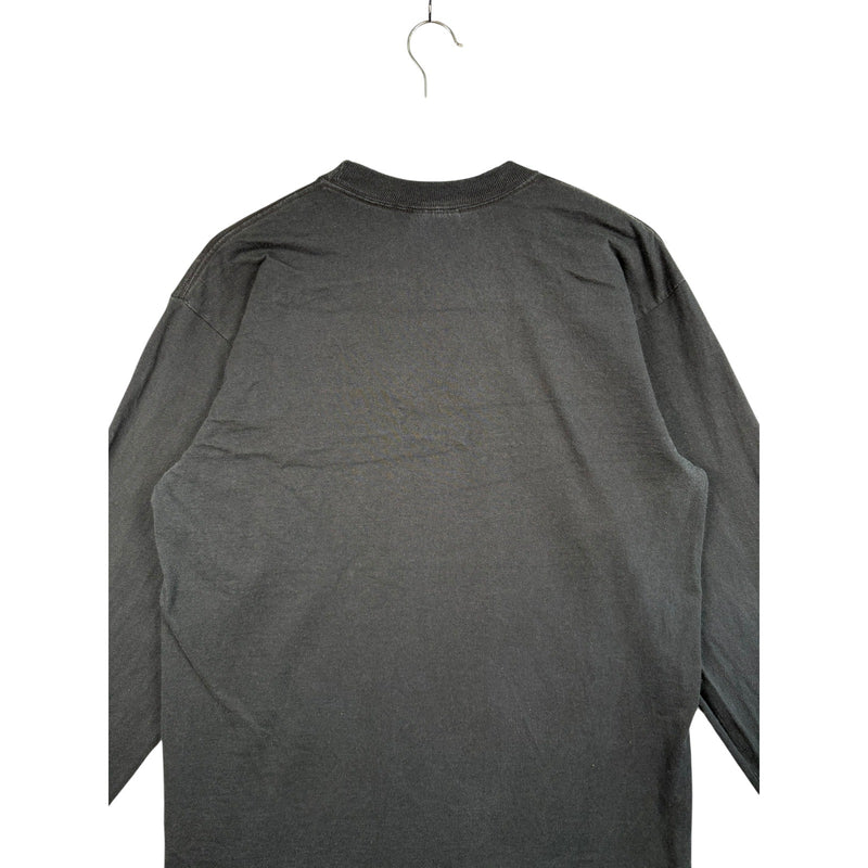 Vintage Nike Solid Long Sleeve T-shirt