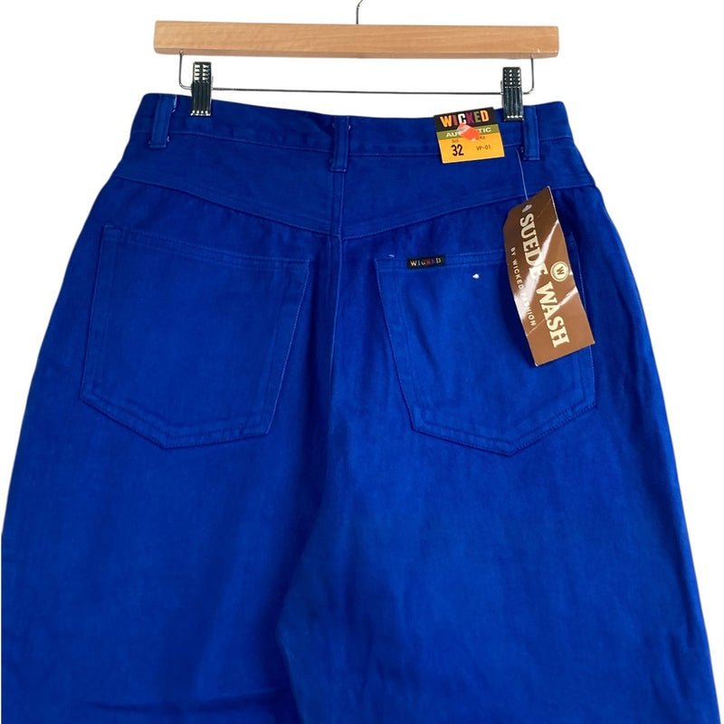 Vintage Wicked Suede Wash Shorts 32