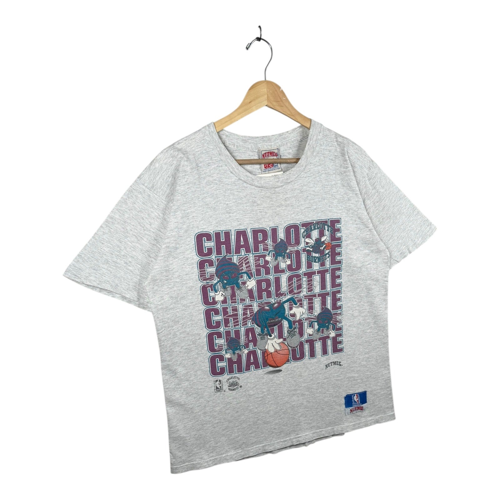 Vintage Charlotte Hornets Hugo Mascot T-Shirt