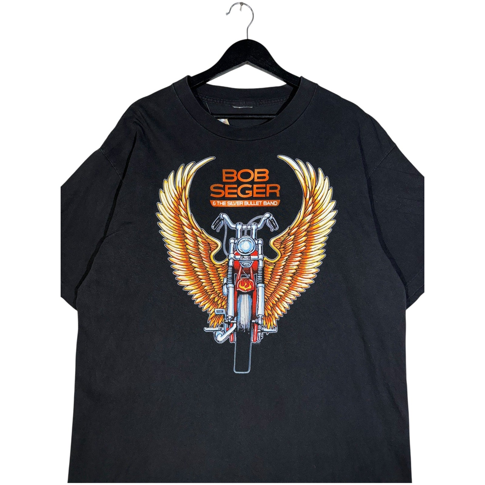 Vintage Bob Seger Motocycle North American Tour T-Shirt 1996