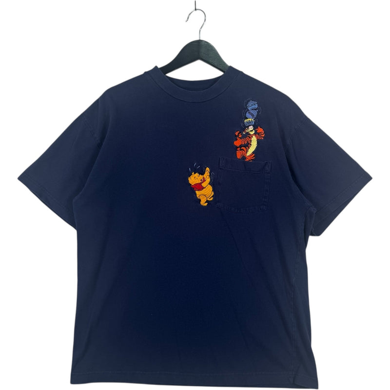 Vintage Winnie The Pooh Tigger Disney Pocket Tee